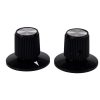 Black Rogan knob 23x17mm Shaft 6.4mm
