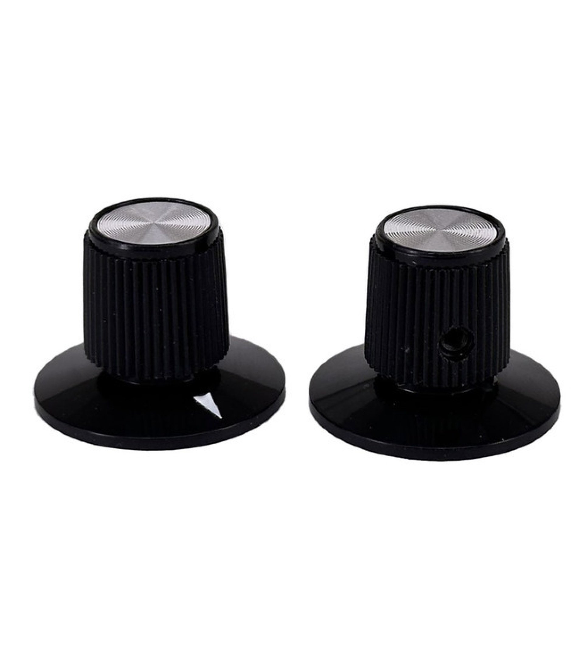 Black Rogan knob 23x17mm Shaft 6.4mm
