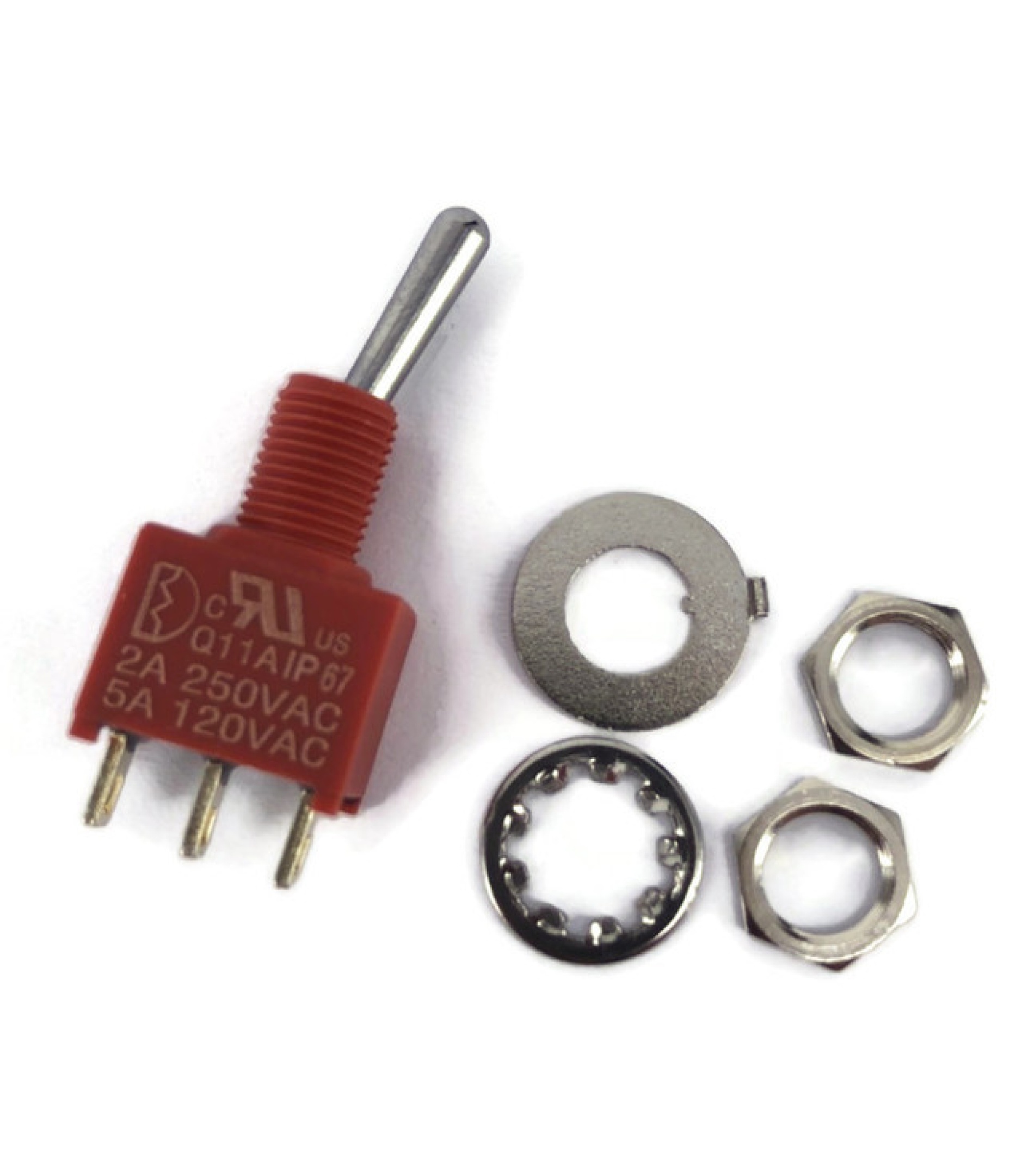 Sealed Mini Toggle Switch 1A Series SPDT On-On