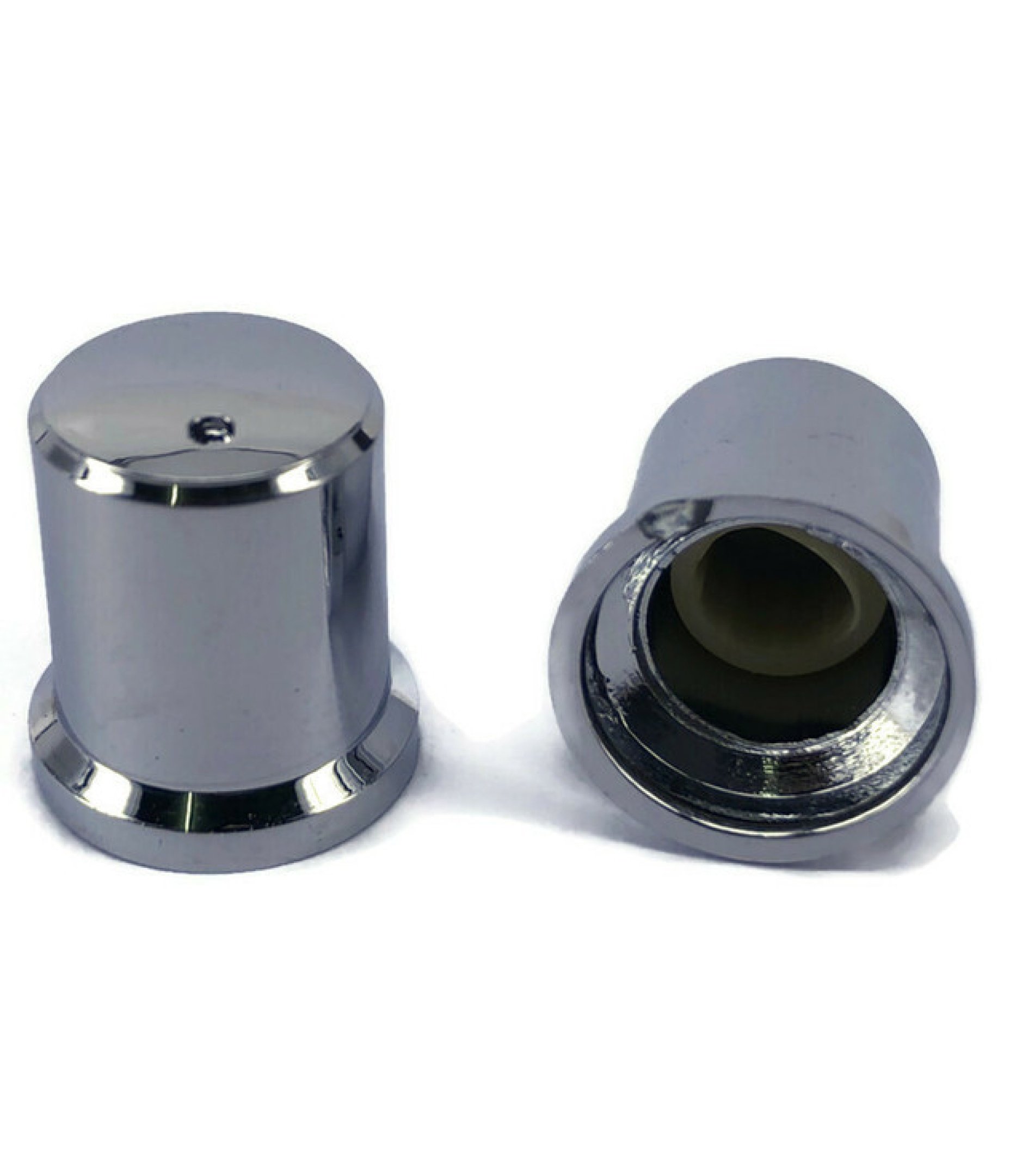 Silver Audio Knob 15x17mm Shaft Hole 6x18T