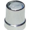 Silver Audio Knob 15x17mm Shaft Hole 6x18T