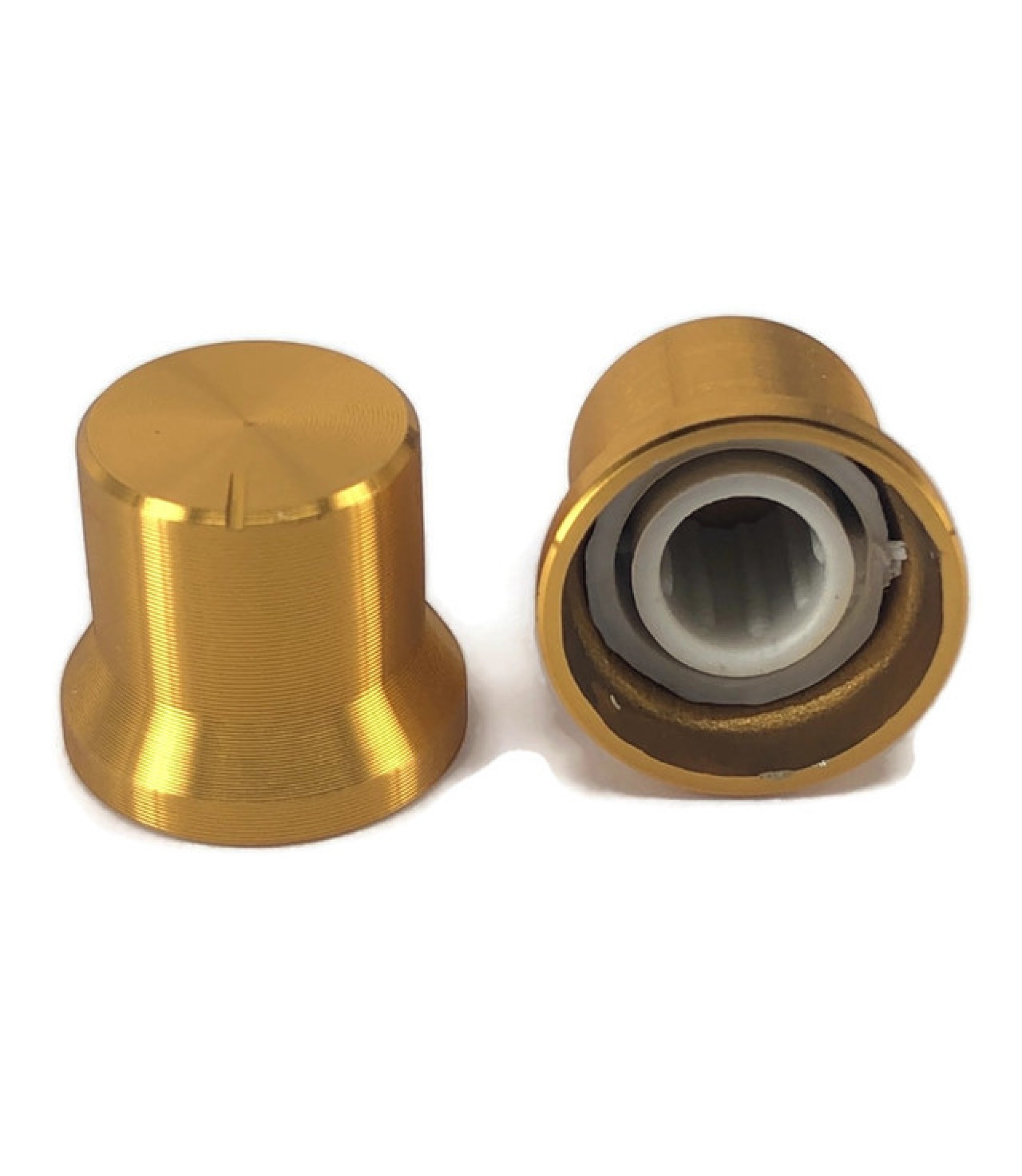 Aluminum alloy Gold Knob 15X13 Shaft Hole 6x18T
