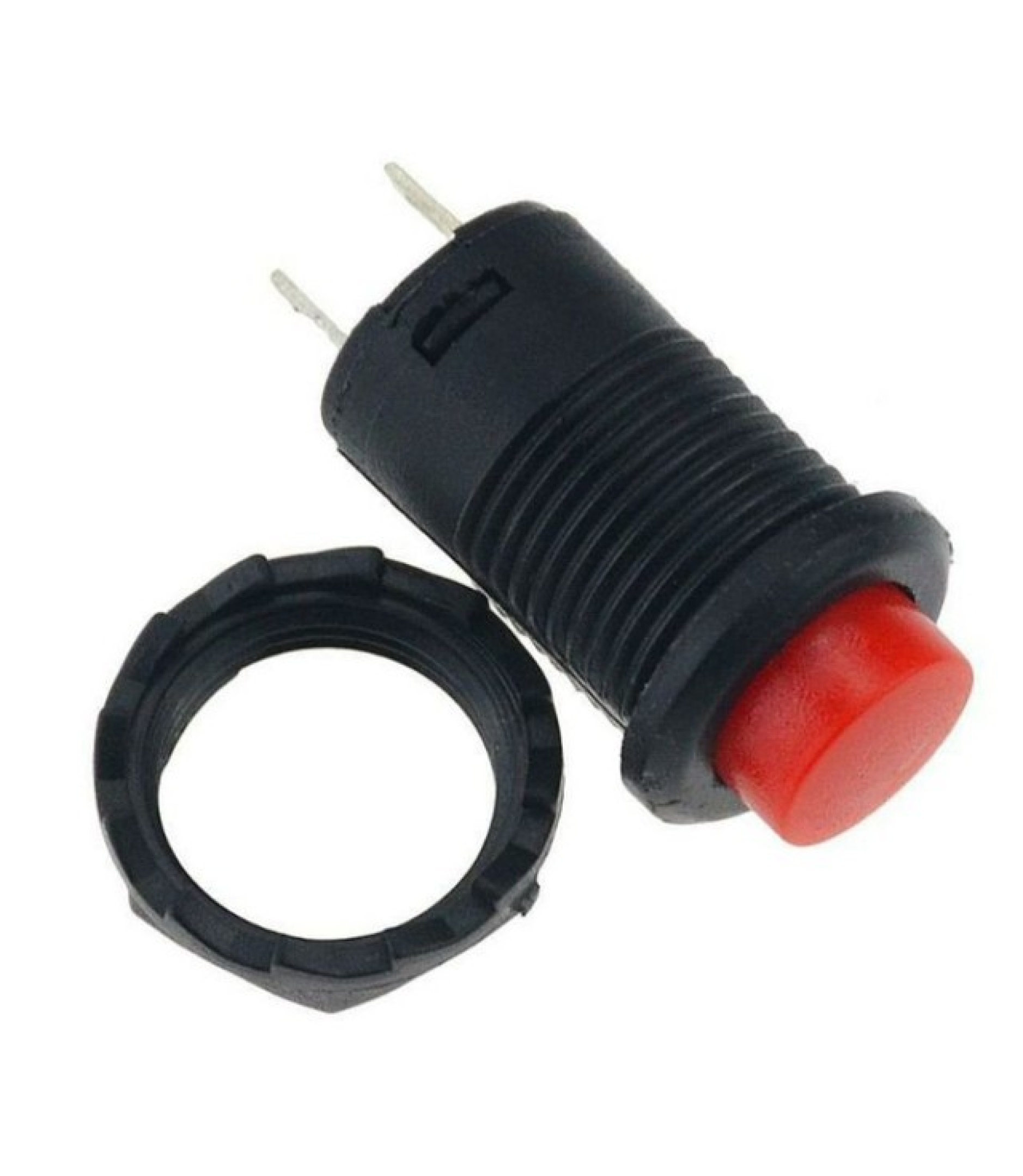 PUSH BUTTON SWITCH MOMENTARY White Color SPST 3A 125VAC 12mm