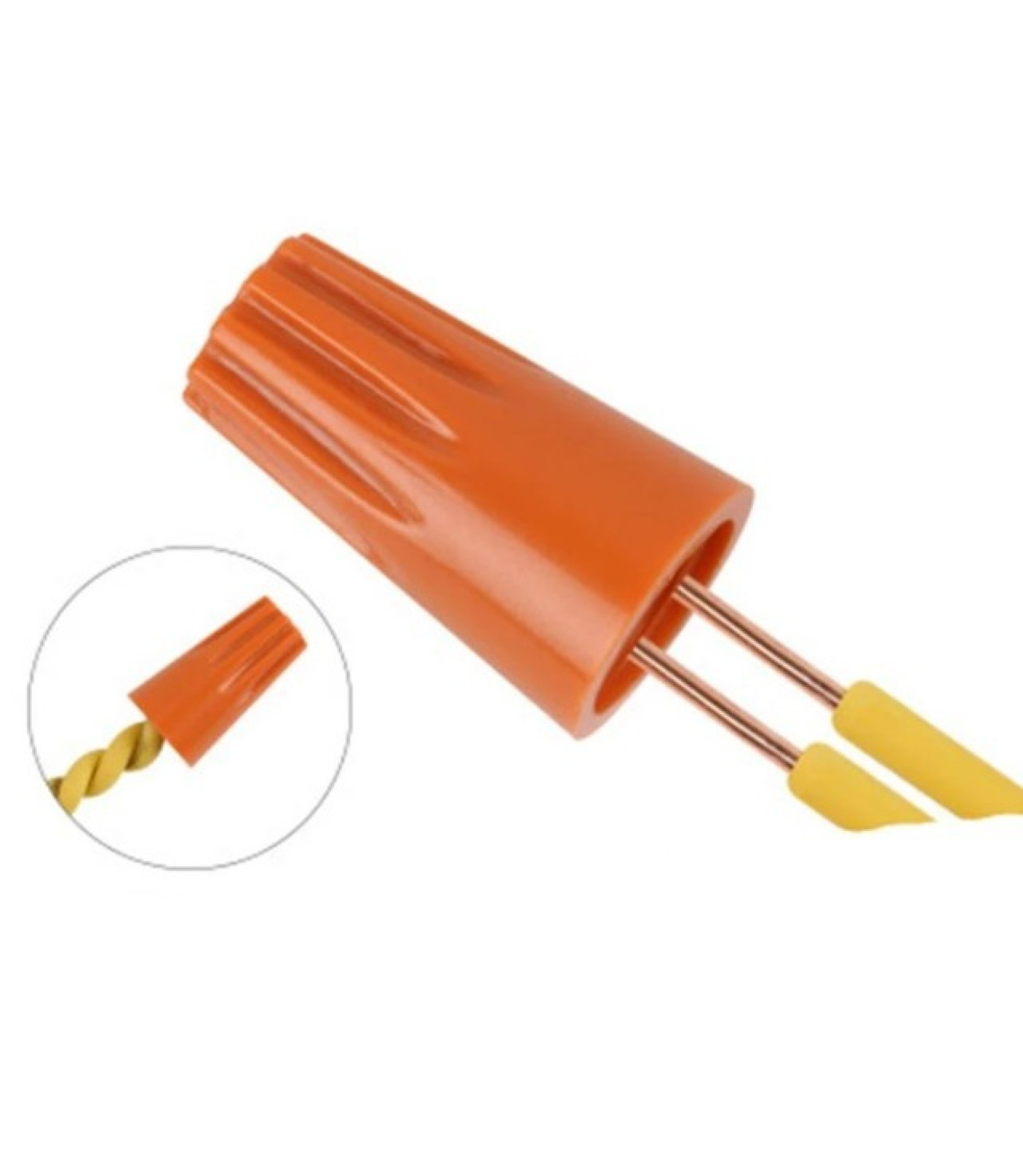 Orange Wire-nut connector 10x17.5mm AWG 22-14