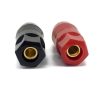 Red Speaker Binding Post 4mm Connector Gold Plated