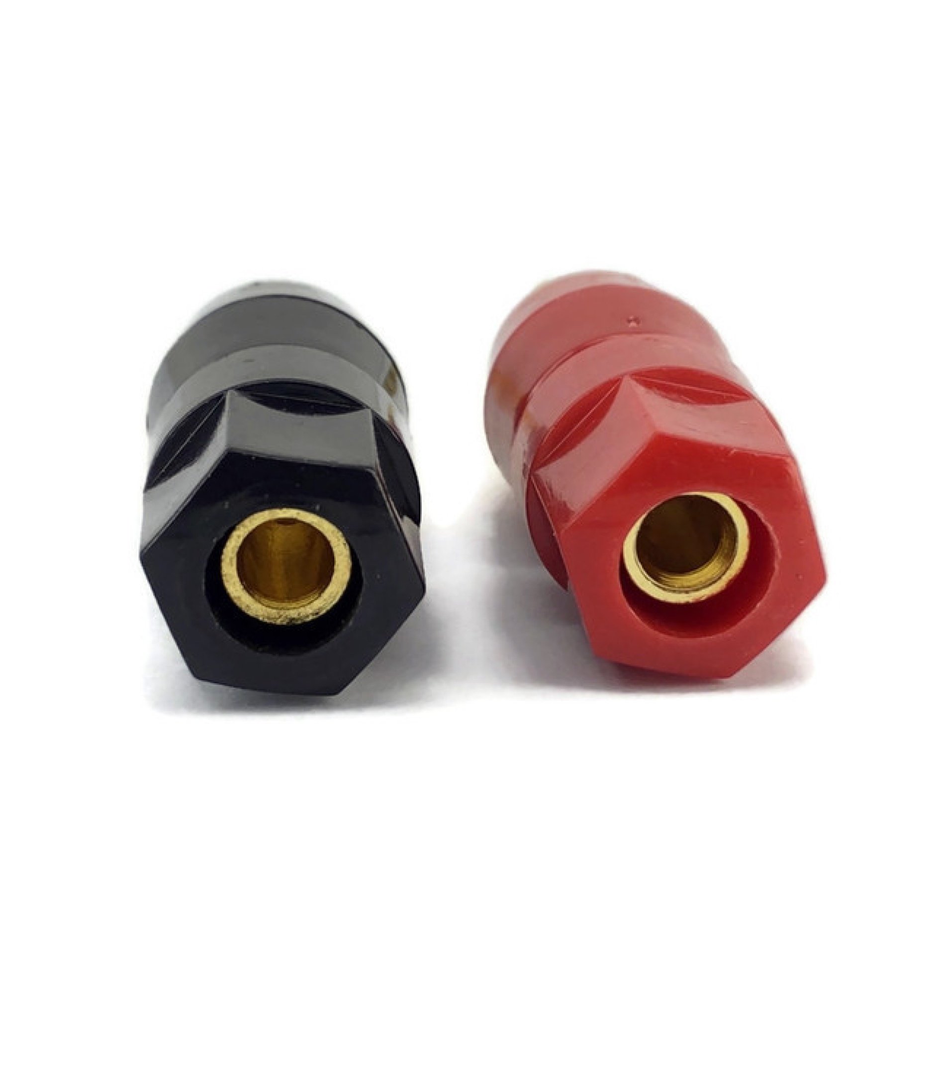 Red Speaker Binding Post 4mm Connector Gold Plated