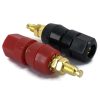 Red Speaker Binding Post 4mm Connector Gold Plated