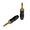 4mm Banana Plug Gold Plated Black