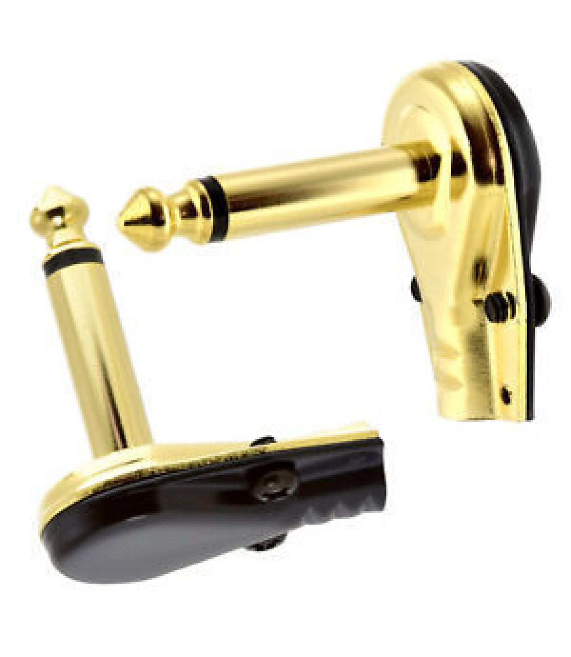 6.35mm 1/4" Mono Right Angle Metal Plug Gold Plated