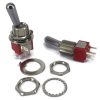 Mini Toggle Switch 1M Series DPDT On-On PC Thru-Hole 15/32 Bushing