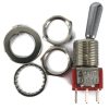 Mini Toggle Switch 1M Series DPDT On-On PC Thru-Hole