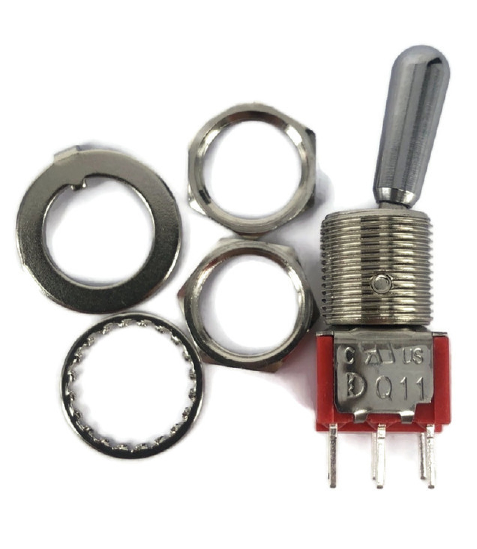 Mini Toggle Switch 1M Series DPDT On-On PC Thru-Hole