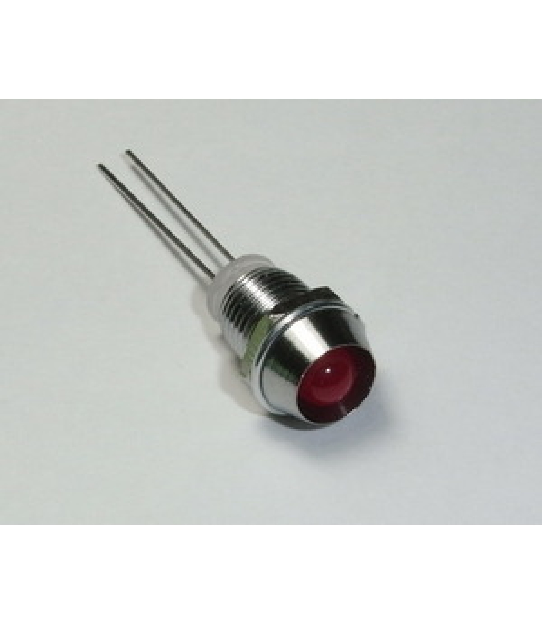 5mm Bezel LED Holder Chrome Metal