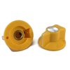 Classic knob Yellow color 29x16mm Shaft hole 6.4mm