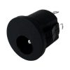 DC Power Jack 2.1mm Enclosed Frame With Switch Panel Mounting