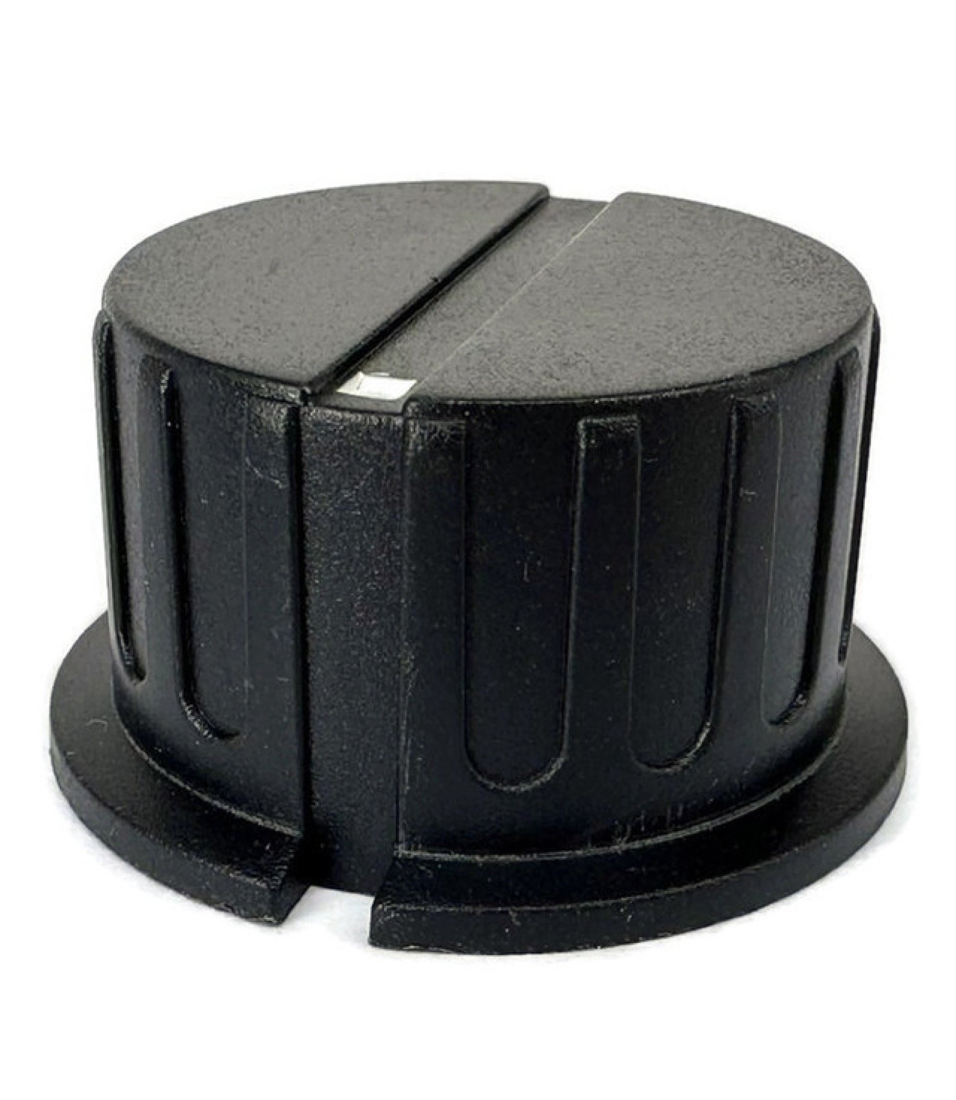 KN8C Black Knob 34x18mm Shaft Diameter 6.35mm