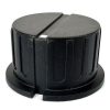 KN8C Black Knob 34x18mm Shaft Diameter 6.35mm
