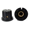 KN8E Black Knob 20x16mm Shaft Diameter 6.35mm