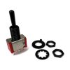 Mini Toggle Switch 1M Series SPDT On-Off-On Black Shaft