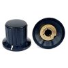 Black Tuning machine knobs 25x19mm shaft 6.00mm