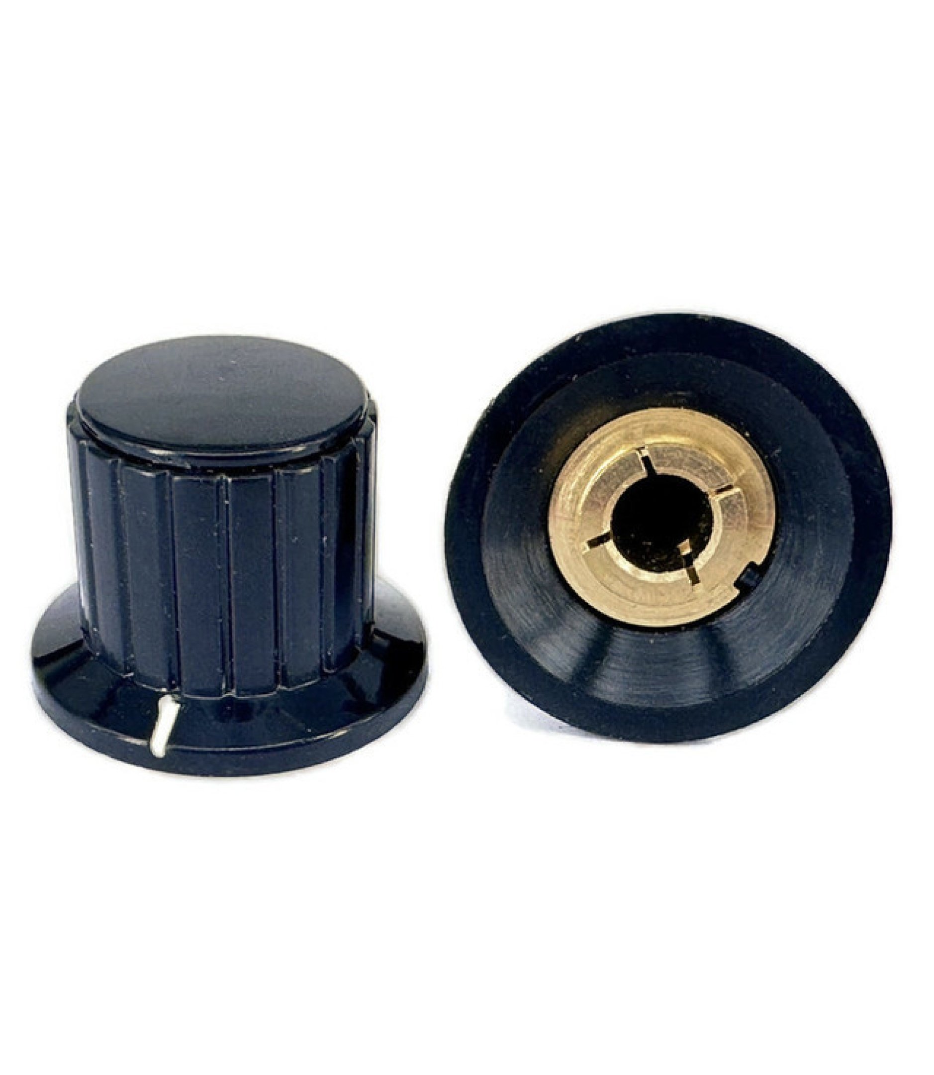 Black Tuning machine knobs 25x19mm shaft 6.00mm