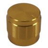 Knurled Aluminum Gold Knob 13x15mm Shaft Diameter 6x18T