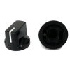 Davies 1510 Clone Black Knob Shaft 6x18T
