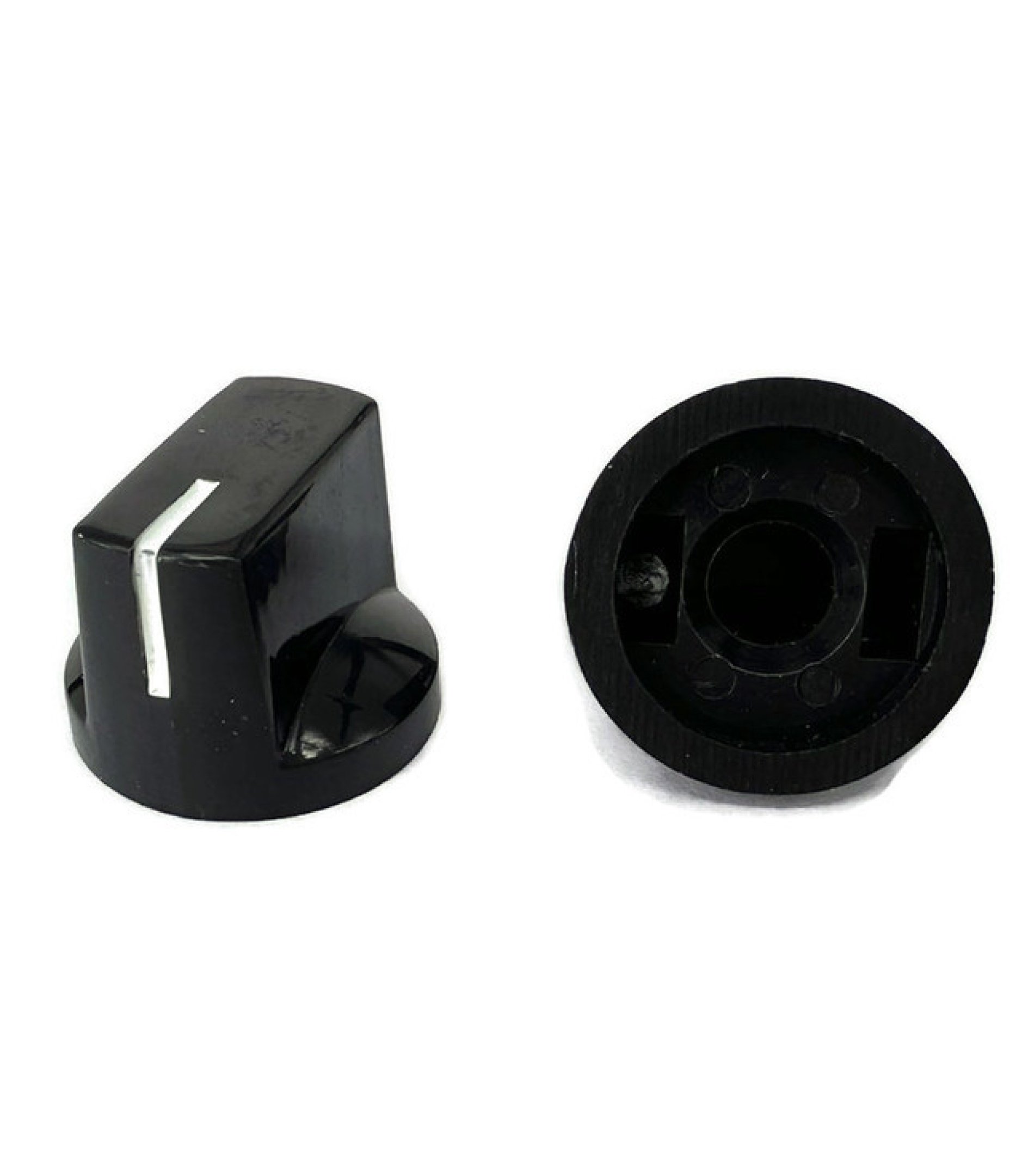 Davies 1510 Clone Black Knob Shaft 6x18T