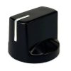 Davies 1510 Clone Black Knob D Shaft 6x4.5mm