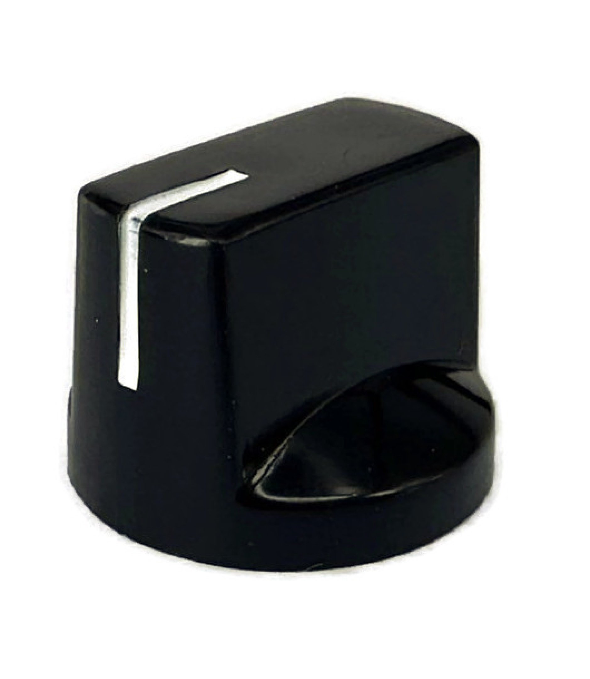 Davies 1510 Clone Black Knob D Shaft 6x4.5mm