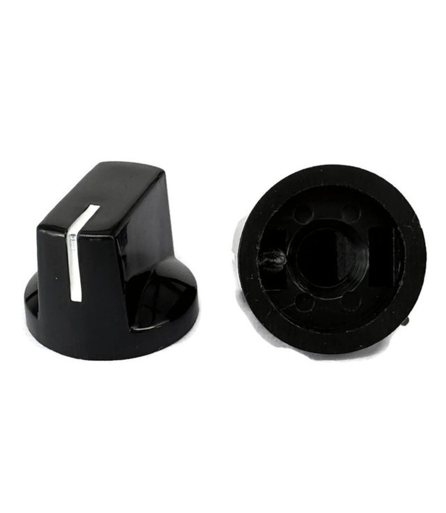 Davies 1510 Clone Black Knob D Shaft 6x4.5mm