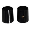 Plastic Black knob 15X13mm Shaft Hole 6.4mm