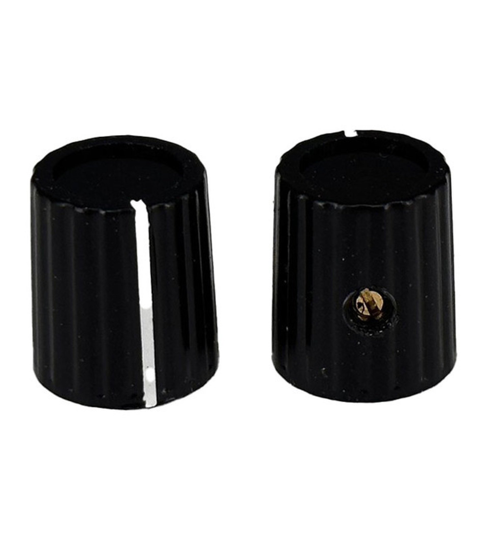 Plastic Black knob 15X13mm Shaft Hole 6.4mm