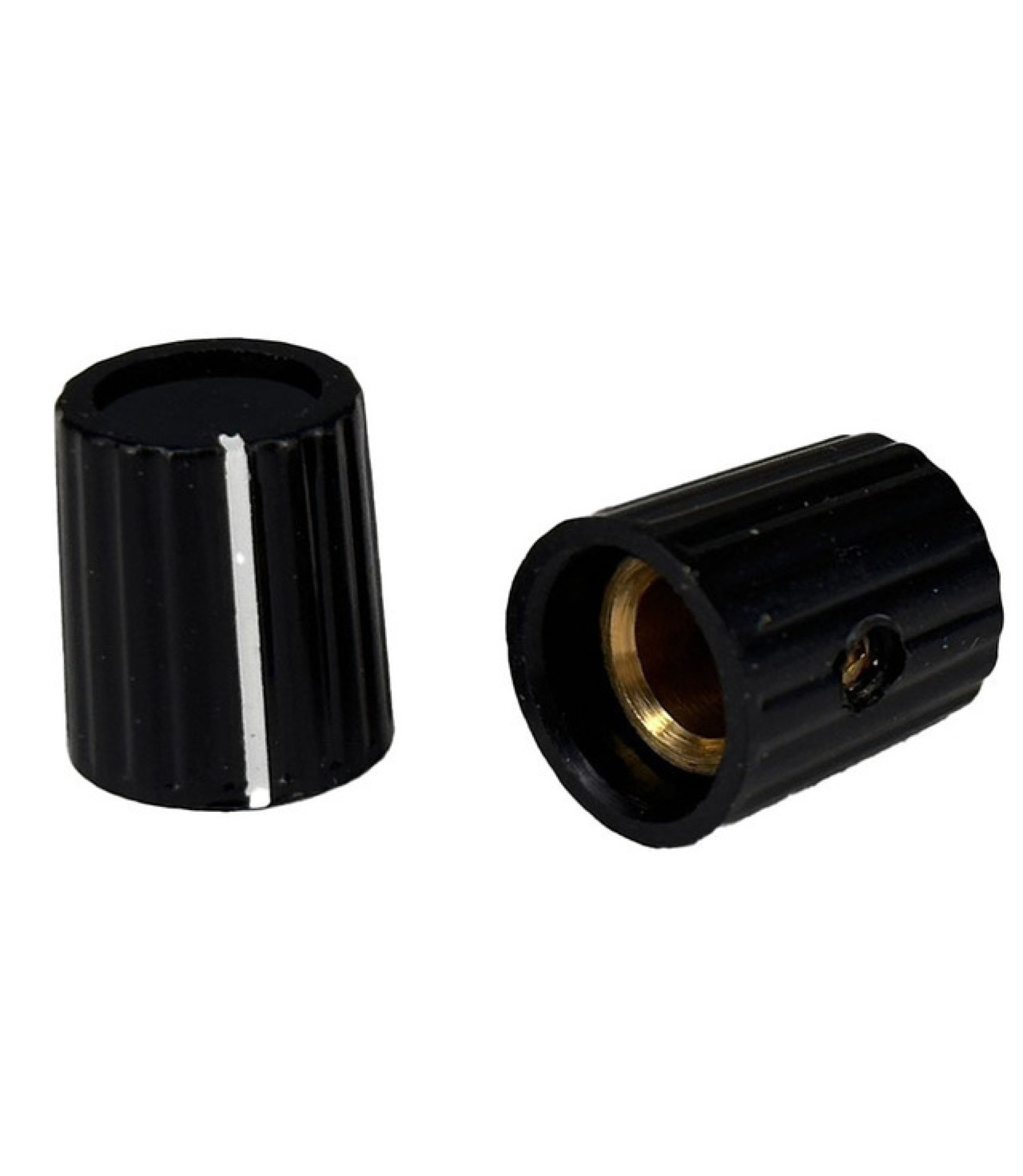 Plastic Black knob 15X13mm Shaft Hole 6.4mm