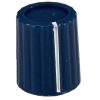 Plastic Dark Blue knob 15X13mm Shaft Hole 6.4mm