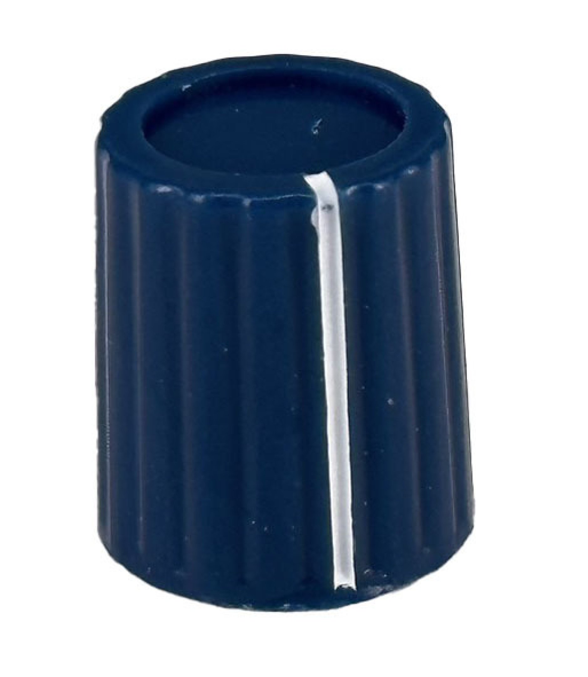 Plastic Dark Blue knob 15X13mm Shaft Hole 6.4mm