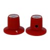 Red Rogan knob 23x17mm Shaft Hole 6.4mm