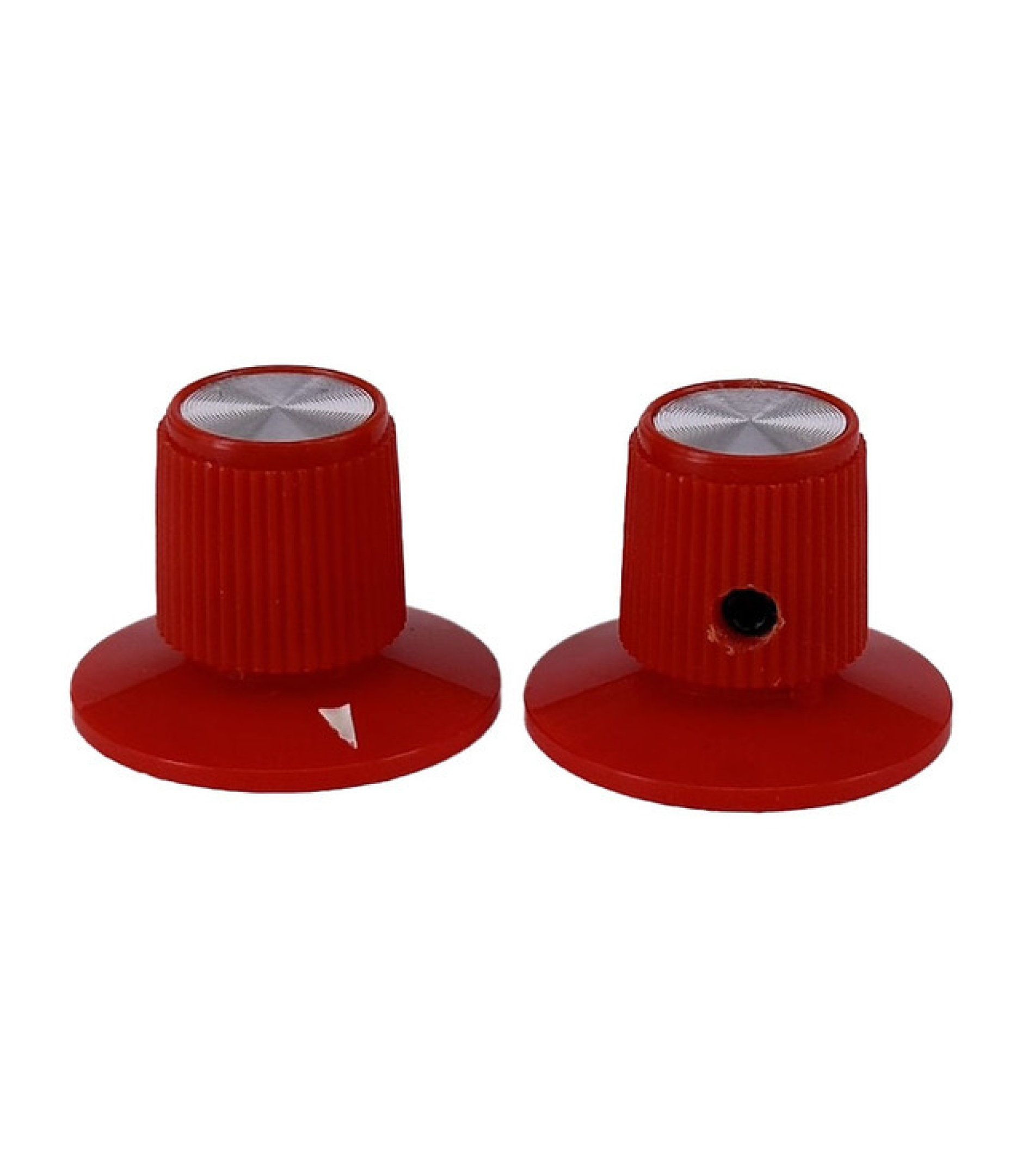 Red Rogan knob 23x17mm Shaft Hole 6.4mm