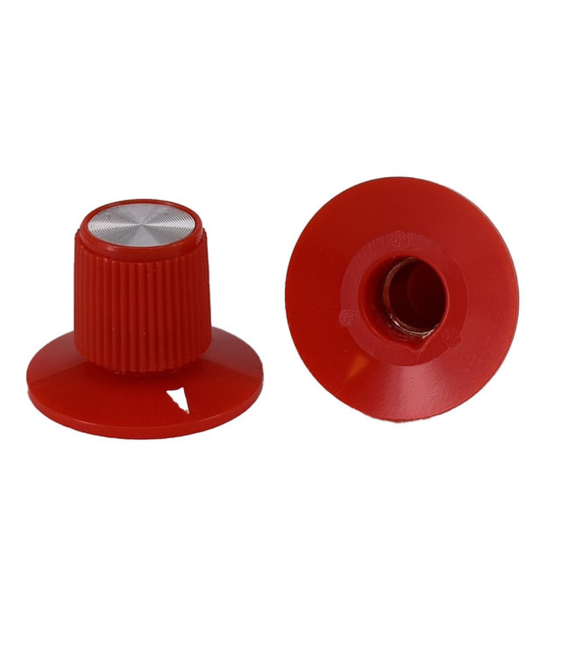 Red Rogan knob 23x17mm Shaft Hole 6.4mm
