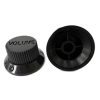Volume Black Knob With number 1 to 10 Shaft 6x18T