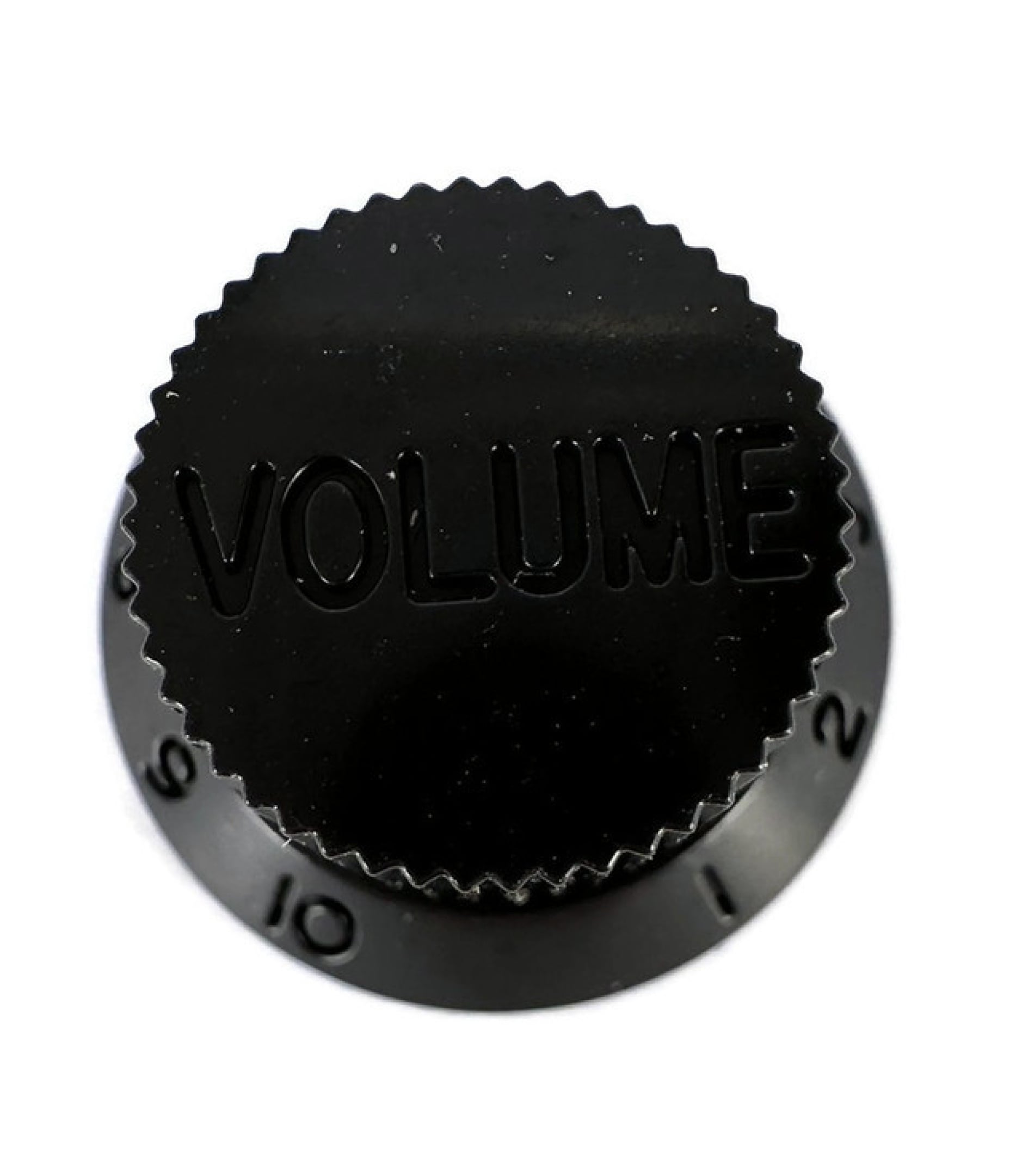 Volume Black Knob With number 1 to 10 Shaft 6x18T