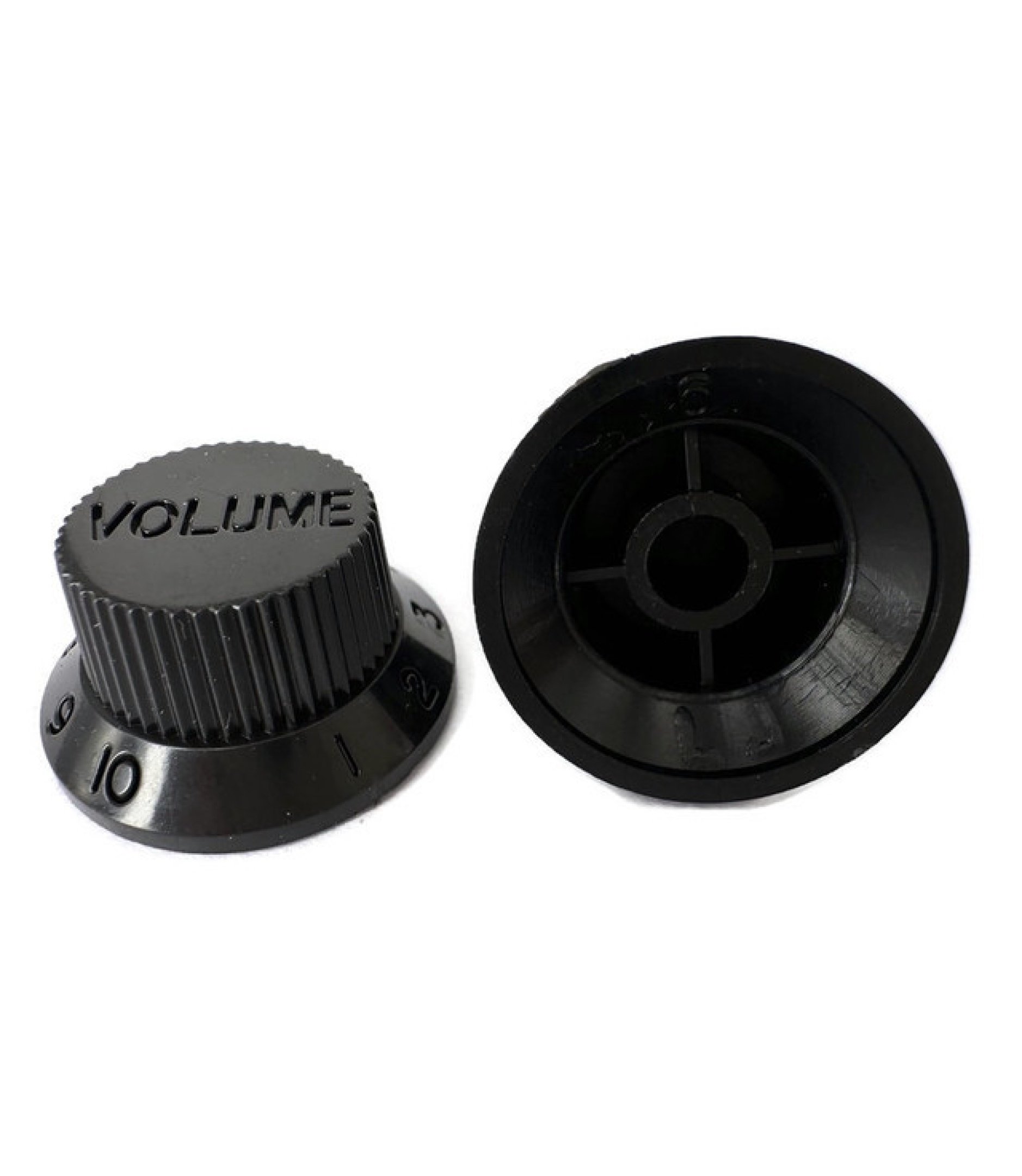 Volume Black Knob With number 1 to 10 Shaft 6x18T