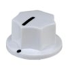 MXR Style Fluted White Knob Shaft 6x18T