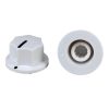 MXR Style Fluted White Knob Shaft 6x18T