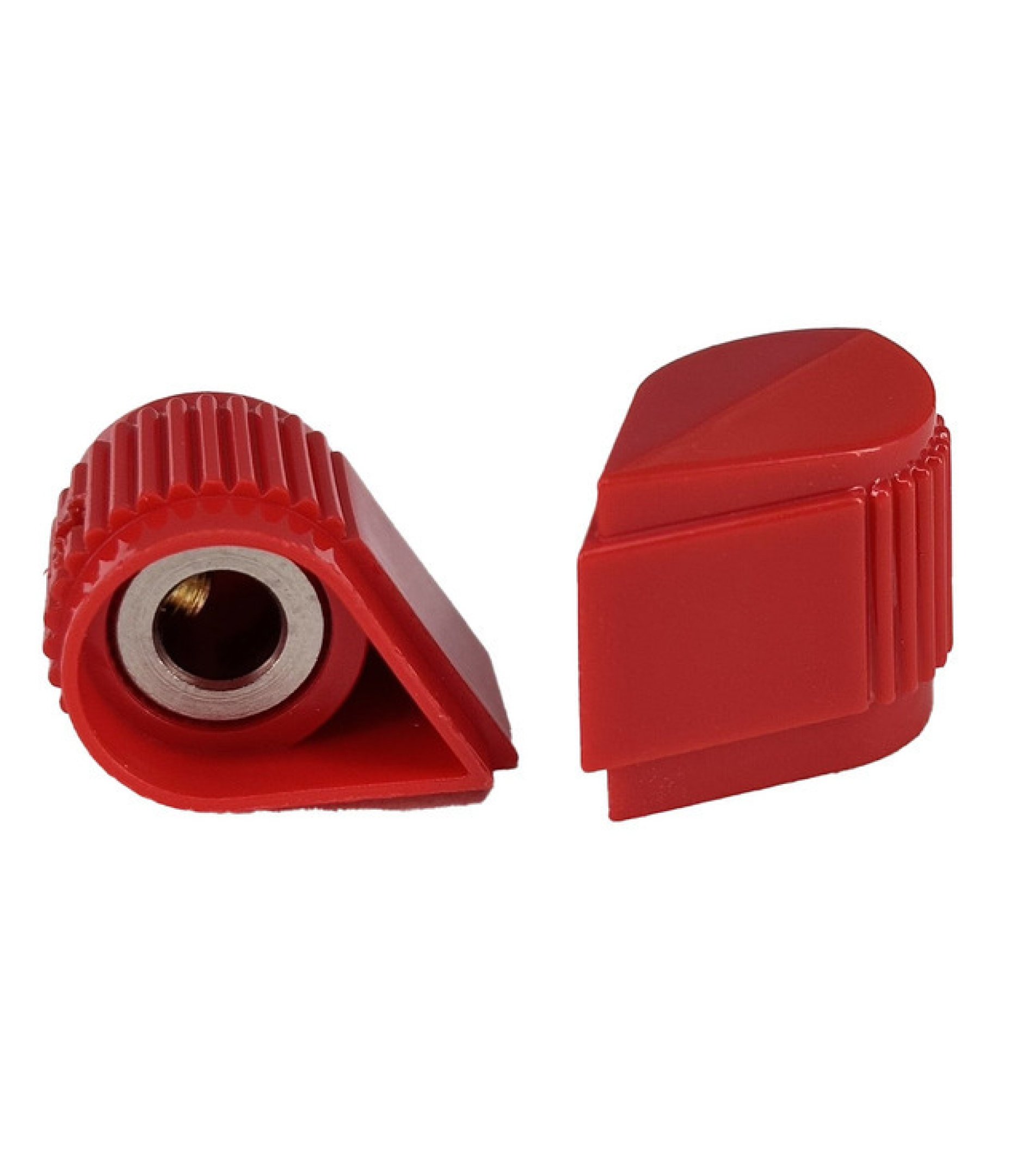 Daka-ware Pointer Red Knob 27x18mm Shaft 6.4mm