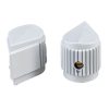 Daka-ware Pointer White Knob 27x18mm Shaft 6.4mm