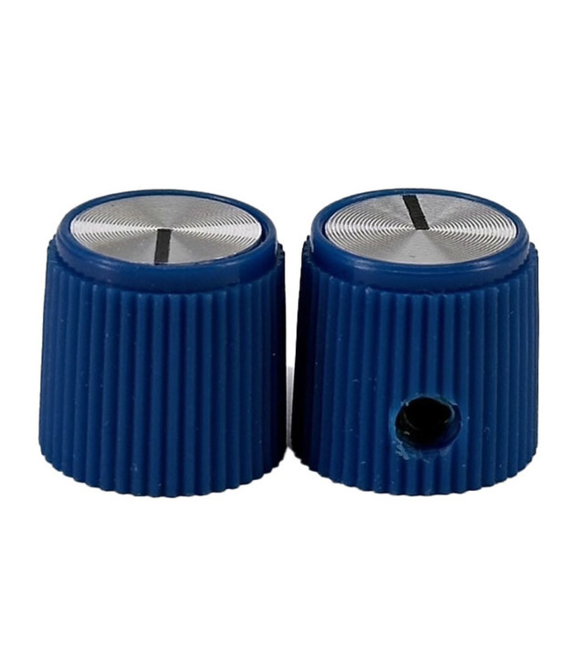 Blue Rogan knob 13x12mm Shaft Hole 6.4mm