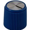 Blue Rogan knob 13x12mm Shaft Hole 6.4mm