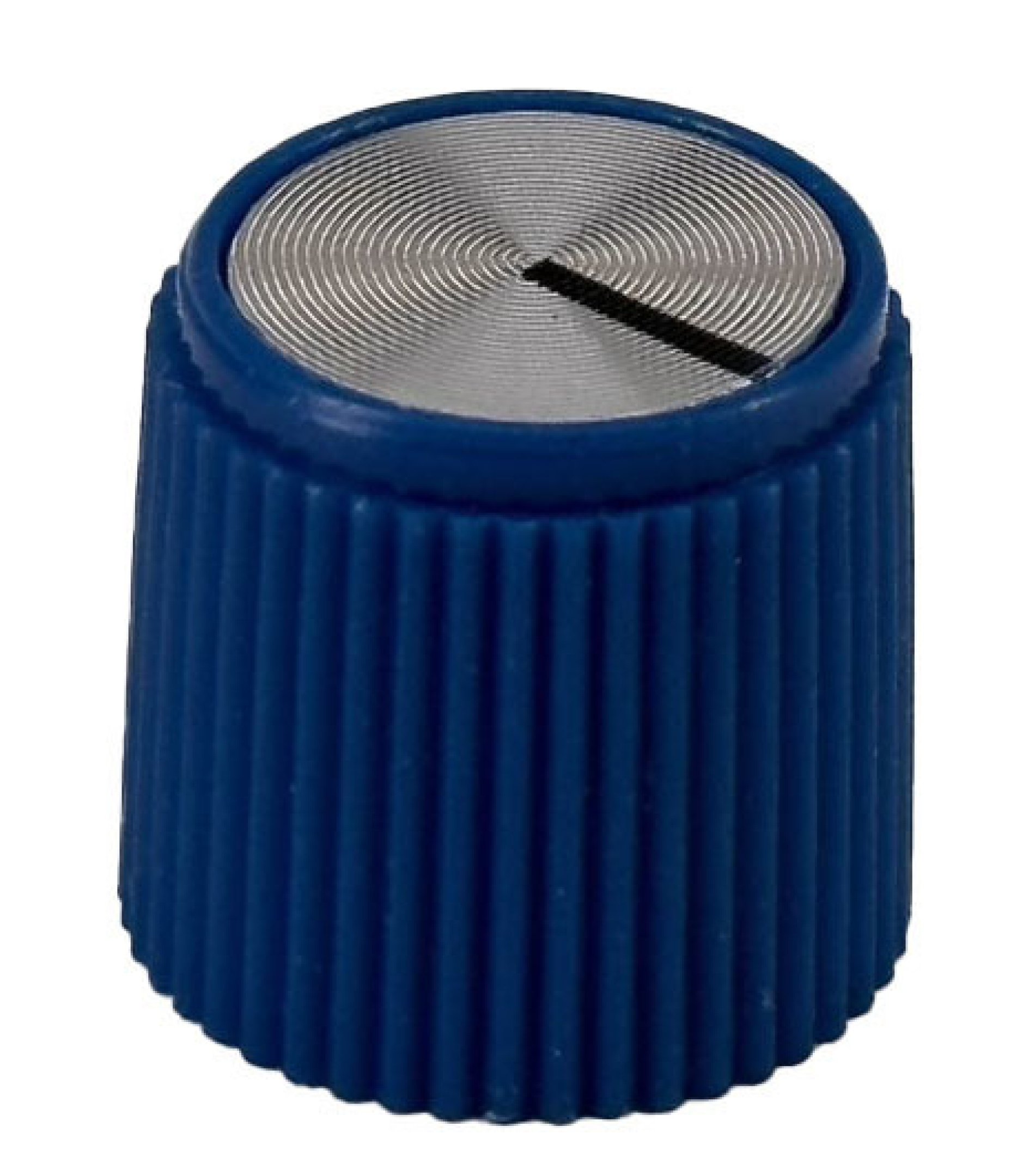 Blue Rogan knob 13x12mm Shaft Hole 6.4mm