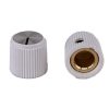 White Rogan knob 13x12mm Shaft Hole 6.4mm